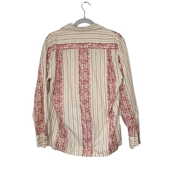 Vintage Guess Western Boho Embroidered Popover Top Blouse Small - Picture 2 of 6